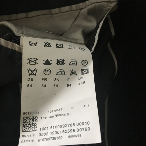 HUGO BOSS Dark Blue Blazer Size 44R - Picture 7 of 8